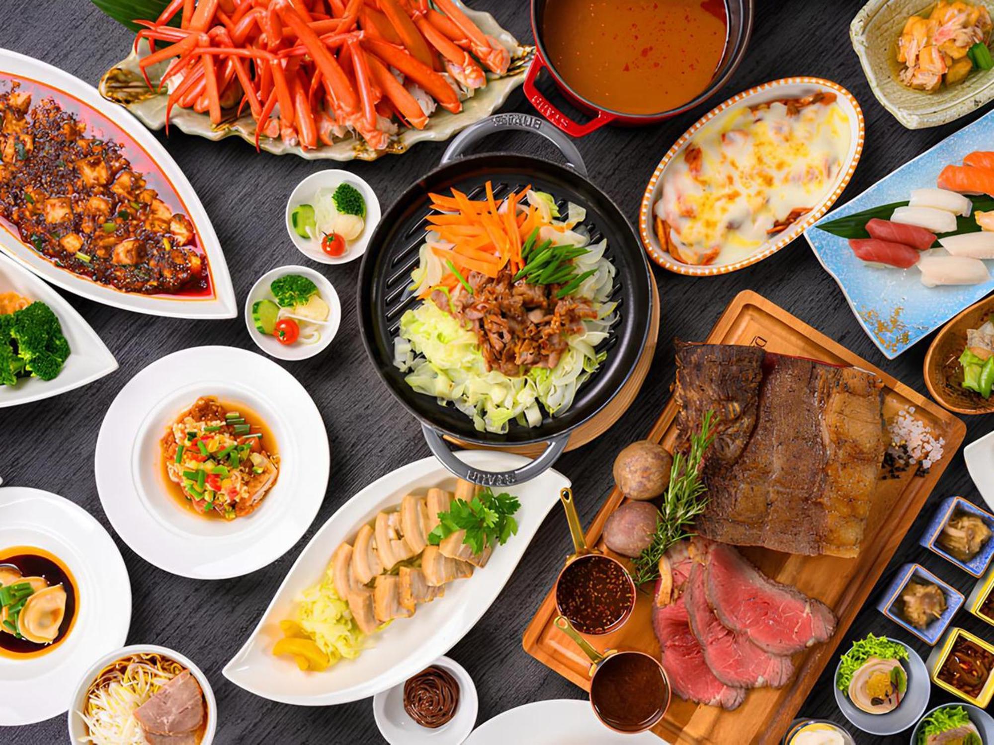 Shin Furano Prince Hotel Nakafurano Exterior foto A selection of Japanese cuisine